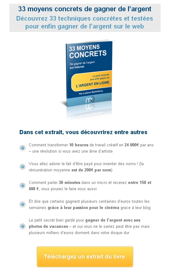 33 moyens gagner argent internet copywriting marketing